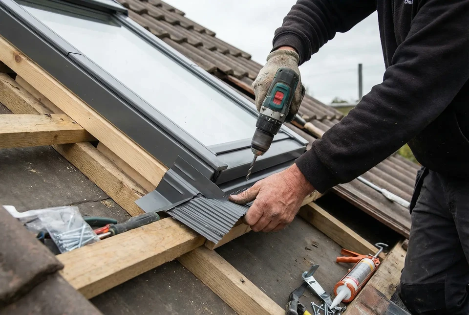 homme à main réglant la fenêtre en plastique blanc pvc à l'intérieur